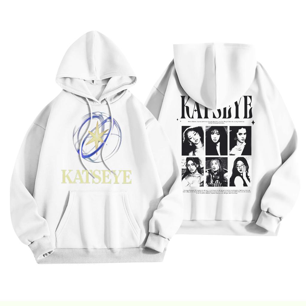 Унисекс Модный Легкий Пуловер с Длинным Рукавом и Карманами Толстовка с Принтом