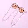 Простая женская цепочка для солнцезащитных очков с жемчугом, висящая на шее, противоскользящее ожерелье для очков