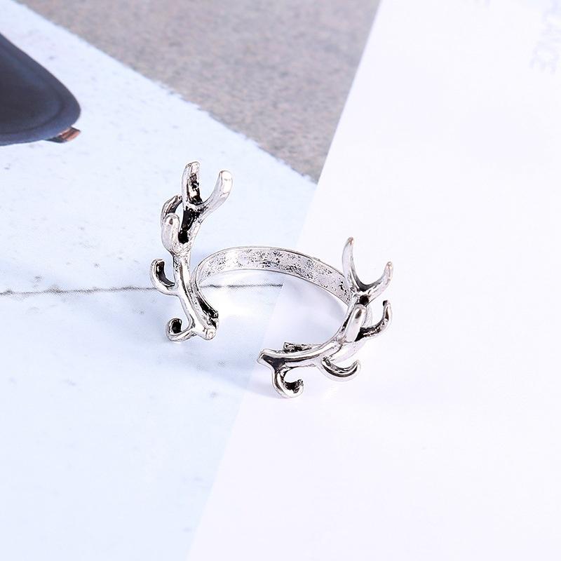 Ретро-персонажи Регулируемые кольца с рогами и ветвями