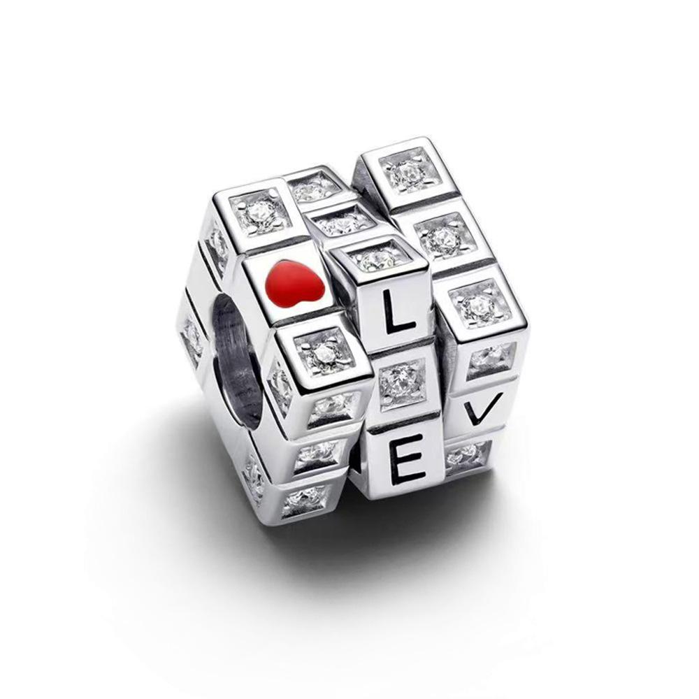 Copper Charms Campus Graduation Mortarboard Flower Beads Fit Original Bracelet Bangle Diy Pendant Fine Jewelry Gift