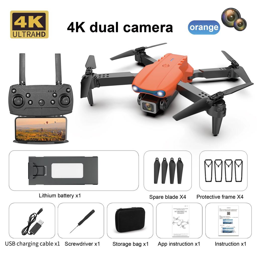 E99 Pro Drone with 4k Professional Camera Aerial Photography Dual Camera HD Camera Three sided Obstacle Avoidance Quadcopter