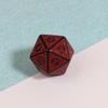 10 шт. 20-гранные многогранные акриловые кубики для настольных игр D20 кубики для математических игр с кубиками Набор акриловых кубиков для вечеринки