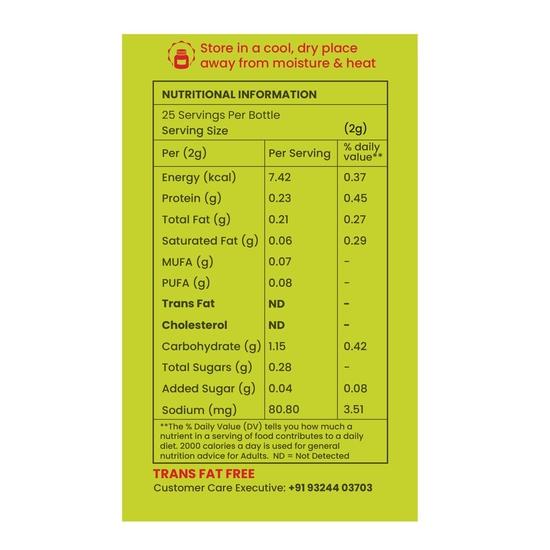 Crista Пикантная приправа чили-лайм | Смесь специй чили и лимона | Не содержит трансжиров | Веганская | Без добавок и консервантов | 50 г