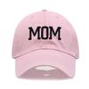 Бейсболка с вышивкой DAD MOM Мужская и женская Ретро Винтажная Модная Кепка для пары Хип-хоп Кепка