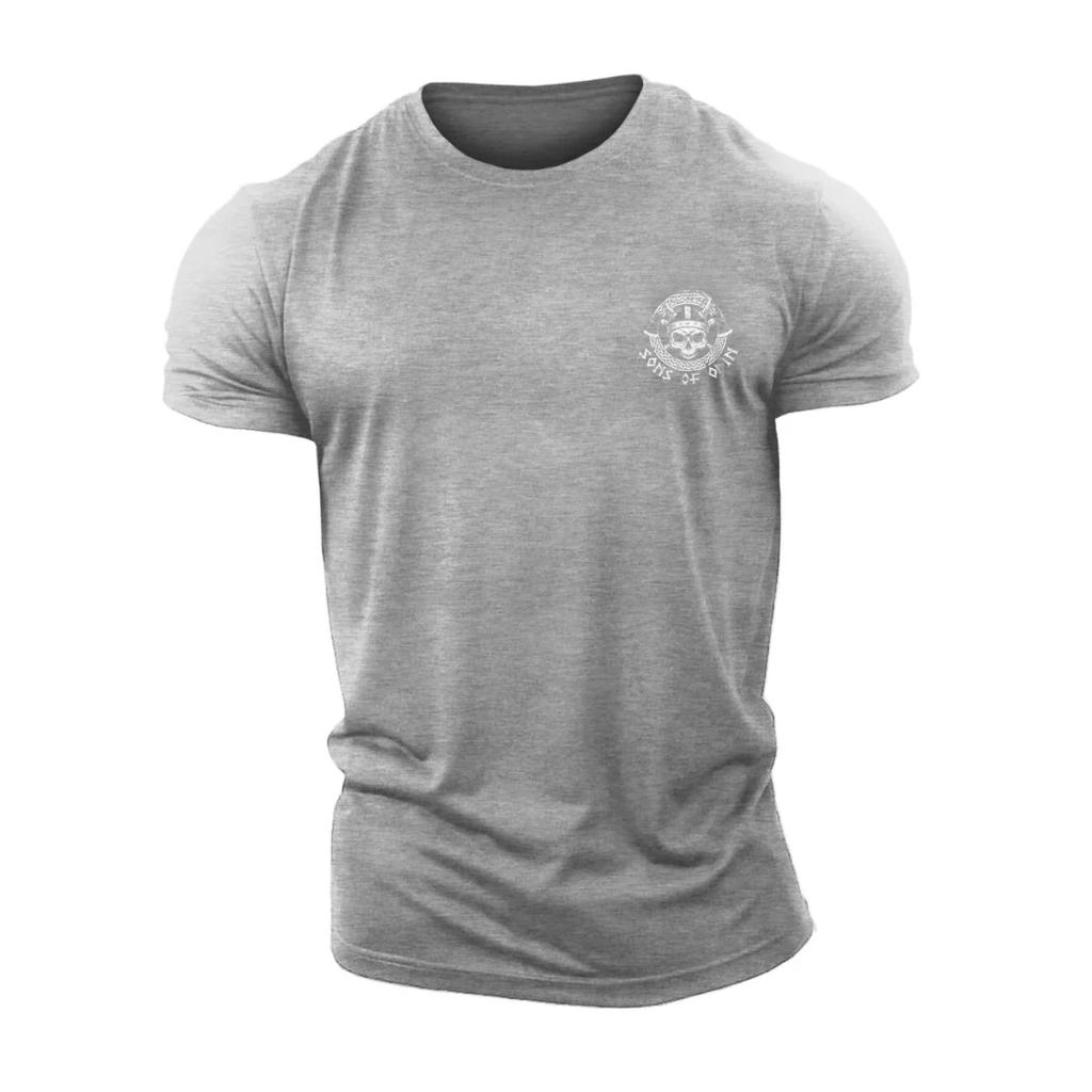 Sons of Odin Logo Graphic Printing Summer Luxury Brand Cotton Men's and Women's T-Shirts Short Sleeves Street Fashion Trend