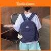 Simple Kids Lightweight Backpack With Color Block Design For Learning School