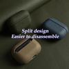 Чехол для Airpods Pro Чехол из натуральной кожи для Airpods 4/3 /2/ Pro 3 2 1 Защитный бокс Чехлы Чехол для AirPods Коровья кожа Зарядный бокс