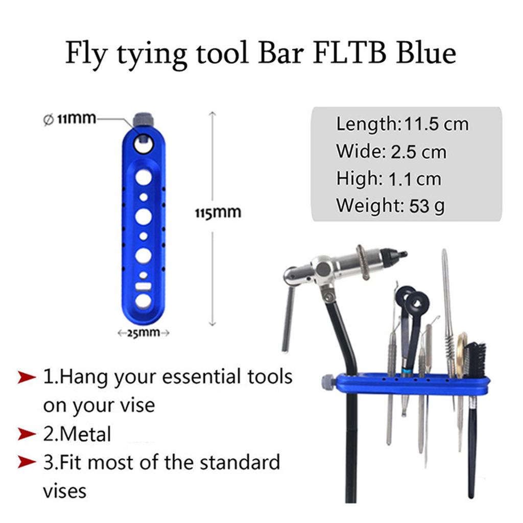 Aluminum Streamlines Fly Tying Accessory Caddies Efficient Tool Organization Fly Fishing Tool Baits Tying Tool Holder