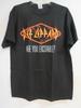 ОФИЦИАЛЬНЫЙ МЕРЧ DEF LEPPARD ВОЗБУЖДАЮЩАЯ ГРУППА КОНЦЕРТ МУЗЫКА БОЛЬШАЯ Унисекс Футболка