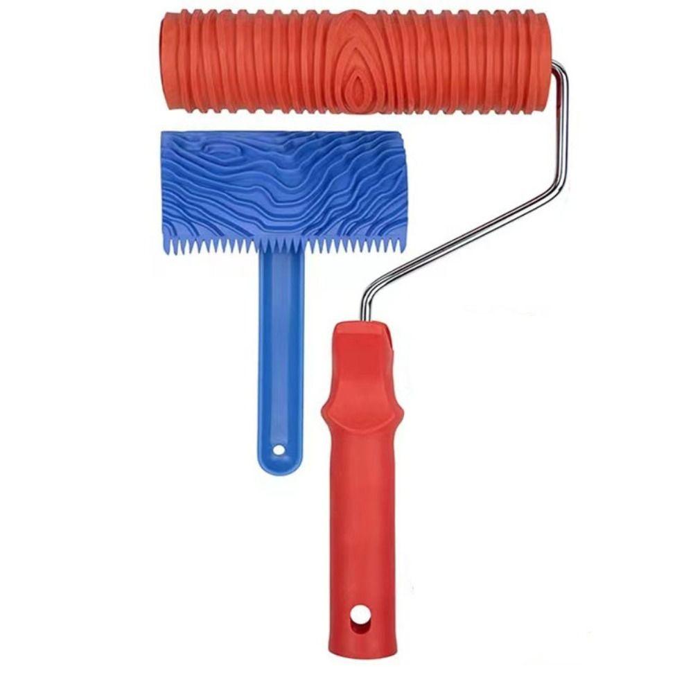 Empaistic Paint Roller Rubber Graining Painting Tool Texture Tools Rolling Brush Shop