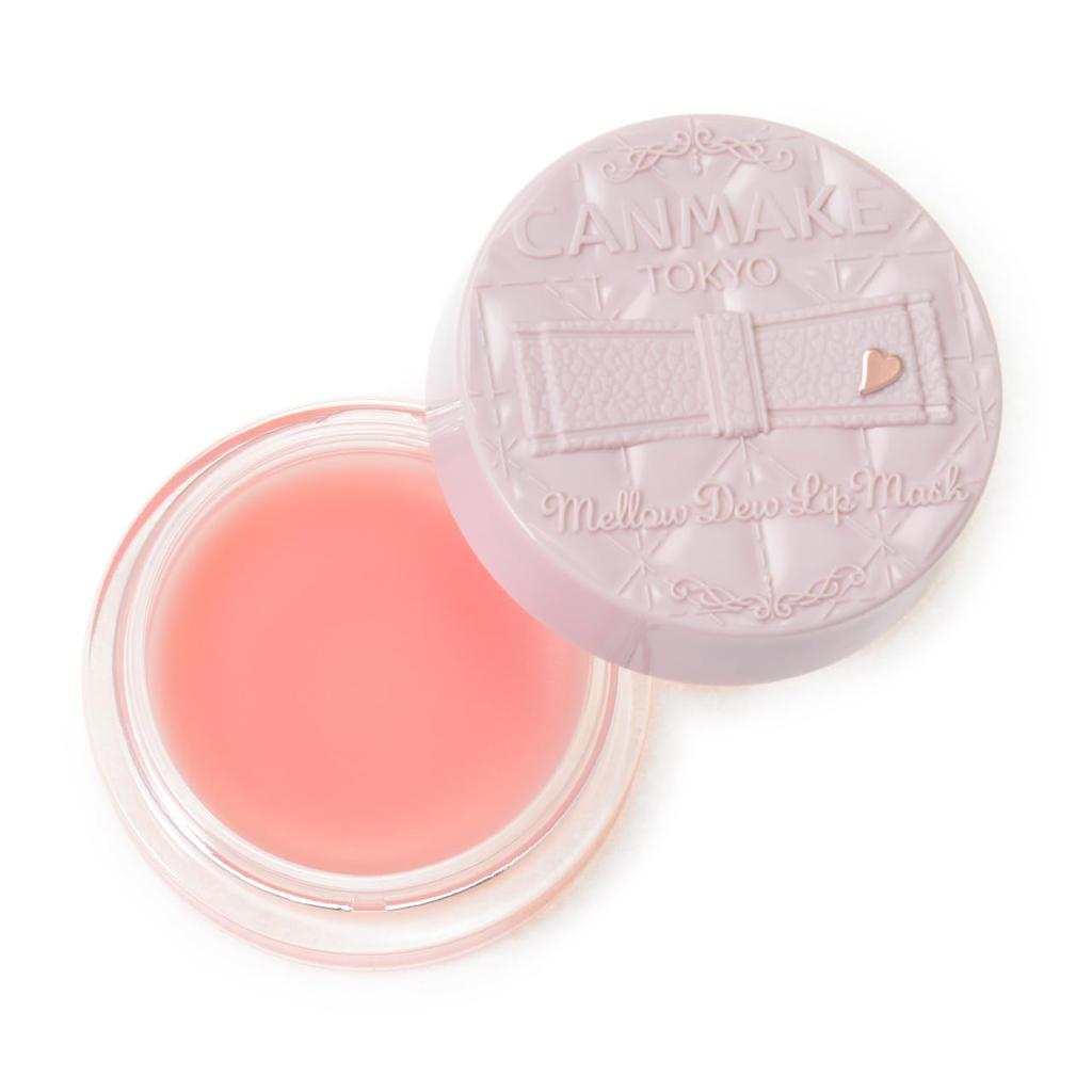 CANMAKE Mellow Dew Маска для губ 01 Прозрачно-розовый 4 г - Интенсивно увлажняющий праймер для губ со шпателем