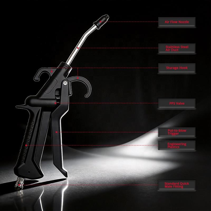 Pneumatic Air Blow Gun Gainnow Dust Blowing Gun Air Compressor Accessory Fittings for Cleaning