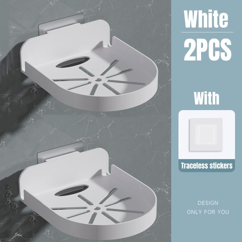 1/2Pcs Wall-Mounted Camera Bracket Self-Adhesive Non-Drilling Monitor Shelf Fixed Monitoring Rack Space Saving Storage Holder