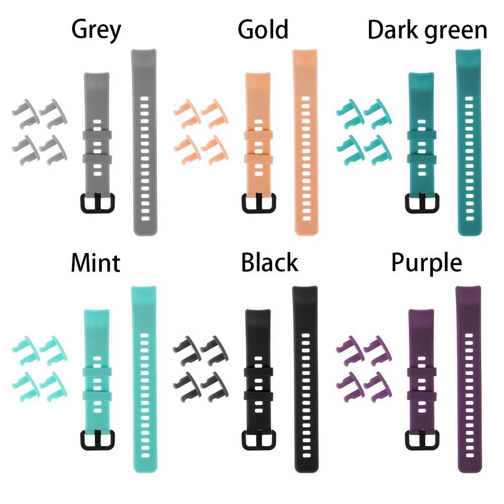 Soft Bracelet Sports Watch Band Replacement Strap For Honor Band 5 4 Silicone