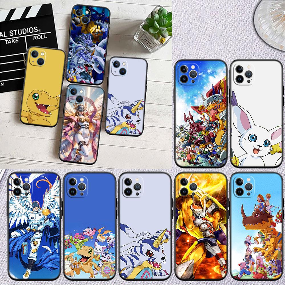 PP23 D-Digimons Soft Shell Phone Case for OPPO A40 A60 A80 A15 A16 A16K A12 A17 A17K A54 A54S A53 A53S A55 A56 A57 A98 F23