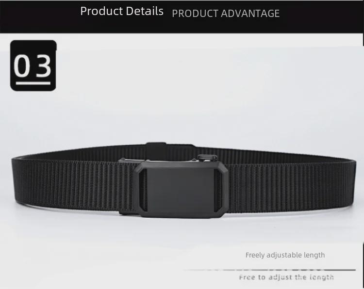 Мужской тактический ремень Gugeti Outdoor с автоматической пряжкой из сплава