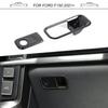 Carbon fiber Dash Storage Handle Glove Box Switch Cover Trim For Ford F150 +