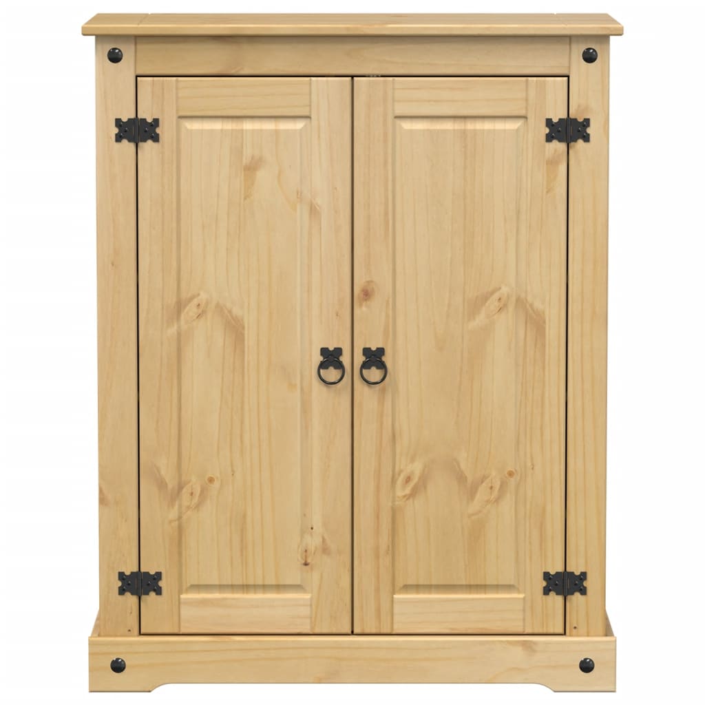 Vidaxl Szafka Na Buty Corona, 86X38,5X108 Cm, Lite Drewno Sosnowe
