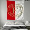 feyenoord Wall Tapestry Aesthetic Wall Hanging Printed Fabric Blanket Decorative Tapestries for Bedroom Living Room Home Decor