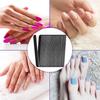 20/100Pcs 100/180 Grit Wooden Nail Files Compact Portable Multipurpose DIY Disposable Nail Files Manicure Tool Set