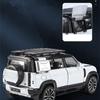 1/32 Range Rover Defender SUV, модель автомобиля из сплава, литая под давлением металлическая игрушка, внедорожник, модель автомобиля, имитация звука и света, подарок для детей