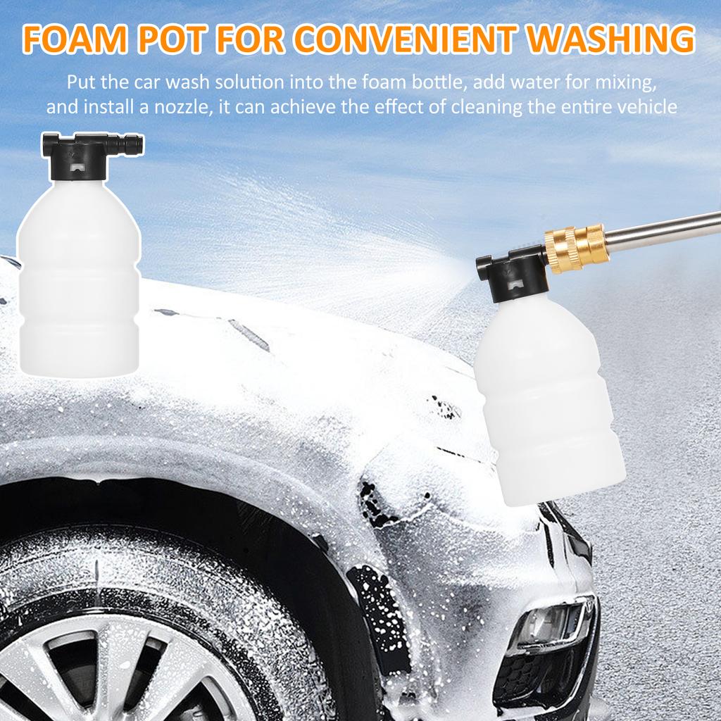 Cordless Pressure Car Washer 24.5Bar350PSI Portable Cordless Power Washer 1500mAh*2 Battery