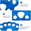 Lixada Outdoor 8 Holes Paw Rigging Plate 45KN Rescue Climbing Mountaineering Equipment Multi Anchor