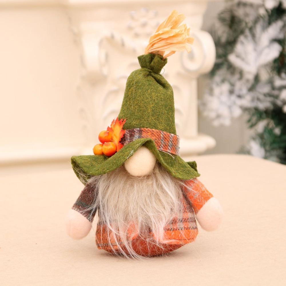 Christmas Autumn Gnome Doll Ornaments Swedish Elf Dwarf Plush Toys New Fall Gnome Figurines  Home