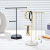 Metal Plated Ring Storage Rack Stable Base Jewelry Hanging Holder  Retail Display