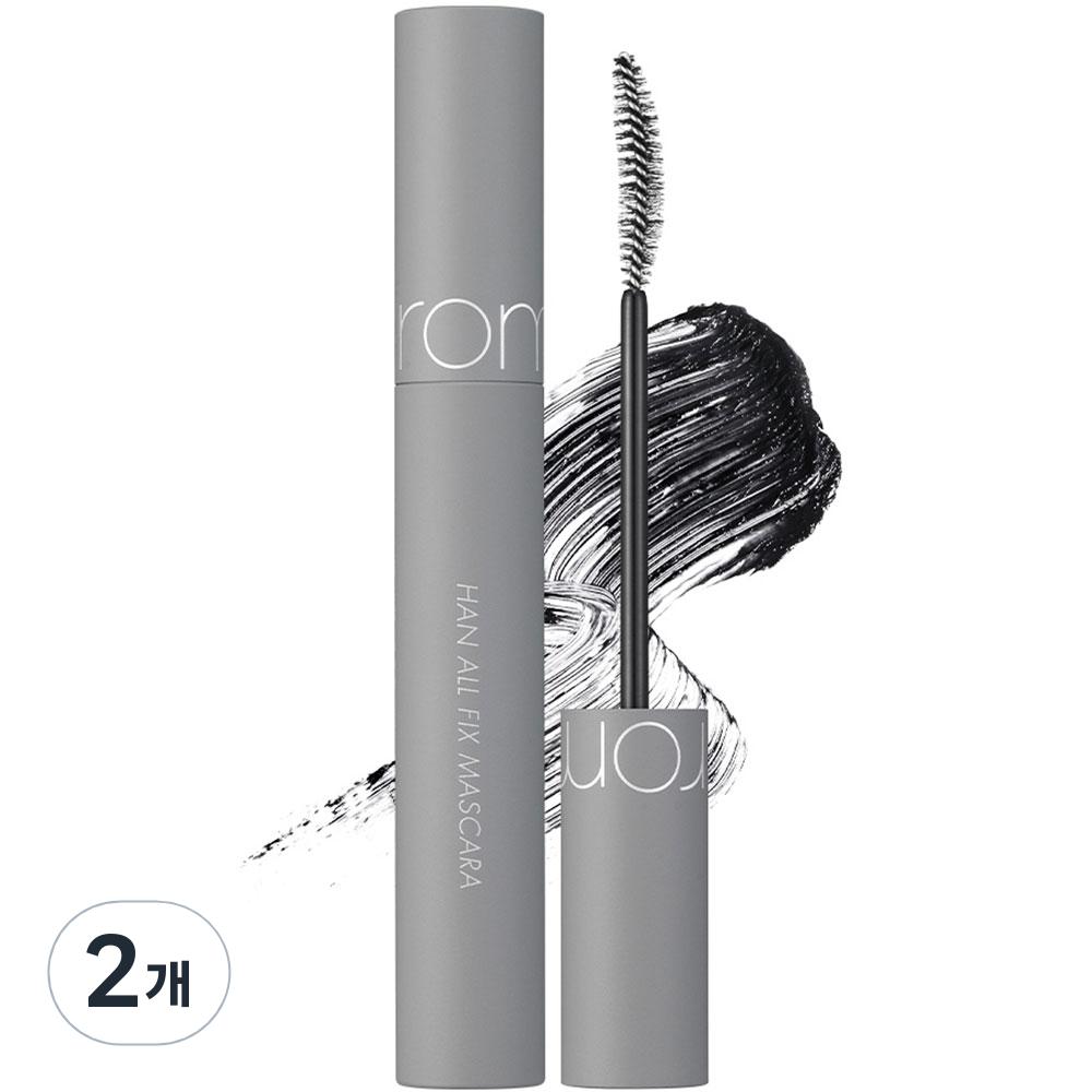 Rom&Han All Fix Mascara, L01 Long Black, 2 Pcs.