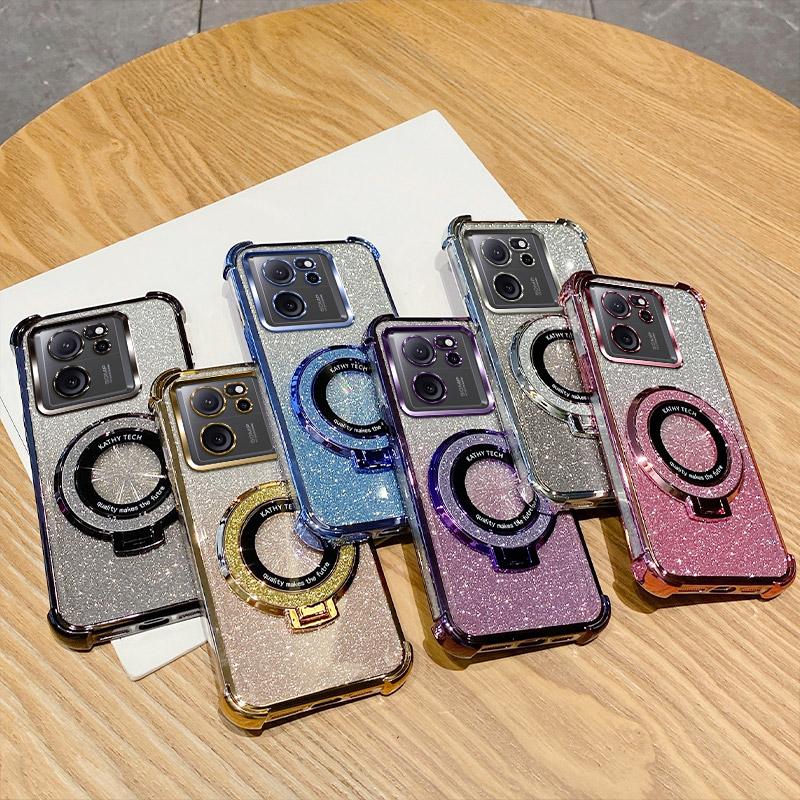6D Shockproof Holder Ring Glitter Phone Case For Google Pixel 10 9 8 7 Pro Google Pixel 7 8 9 10 Pro XL 7A 8A 9A 5G Soft Cover