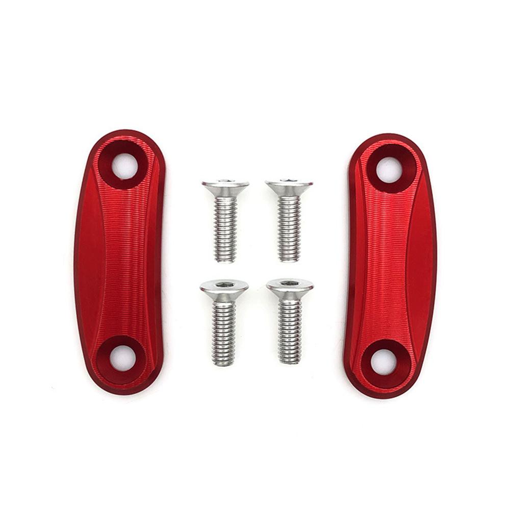 2x Rearview Mirror Block Off Base Plates Set For 16-23 Kawasaki Ninja ZX10R ZX6R