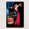 Moulin Rouge 2001 Film Art Metal Poster Sign Vintage Iron Wall Decor for Home Bar Cafe Office Garage Unique Gift Idea for Fans