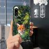 Пылезащитный защитный чехол для телефона Sony Xperia5 IV Полная обертка Задняя крышка Слот для карты Силиконовый Граффити Прочный Кармашек для карт
