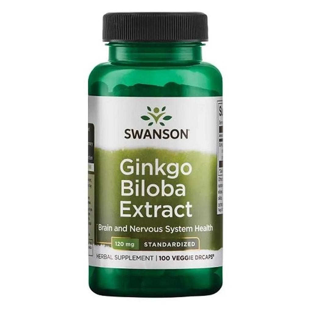 Ginkgo Biloba Extract, 120mg - 100 vcaps