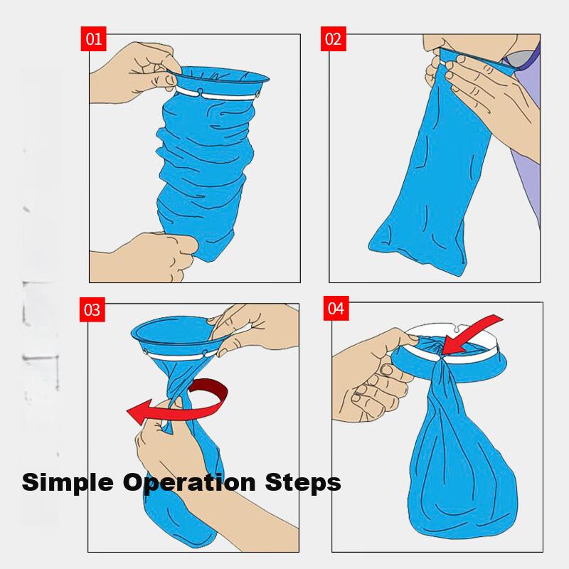 SHUANG YU Disposable Puking Bags, 10 Pieces, Emergency Travel Motion Sickness Bags, Car Vomiting Bags, Pregnancy Nausea Bags, Vomiting Packs