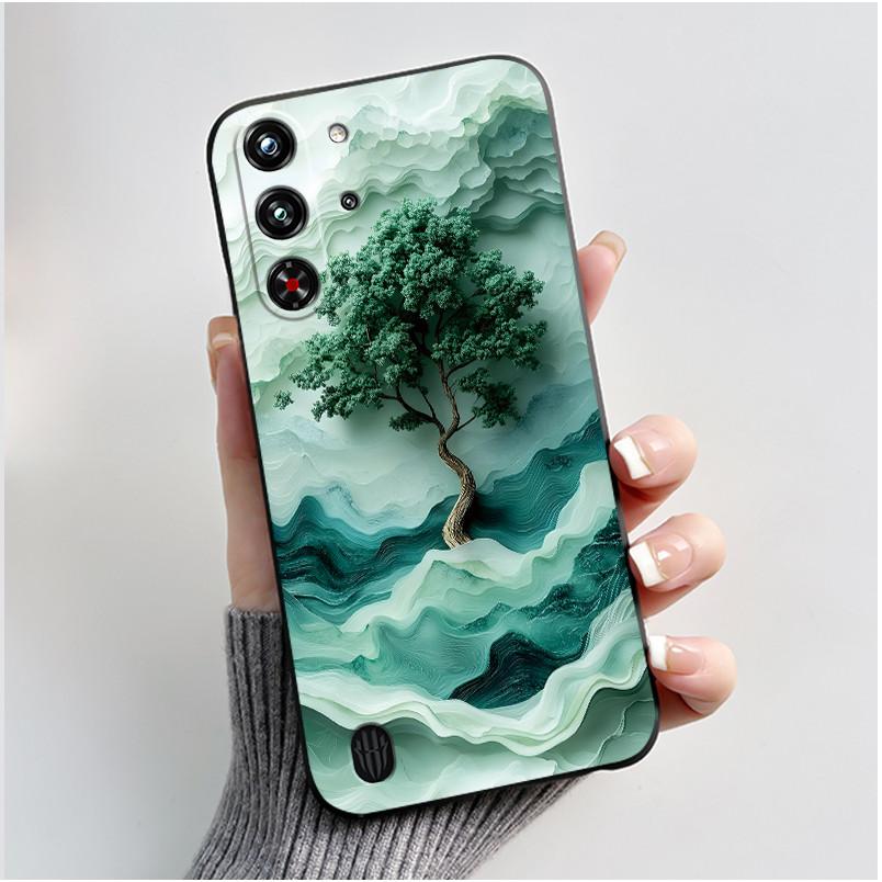 Милый чехол для ZTE Nubia RedMagic 10 Pro Plus 10S Pro Pro+ 10 Air Печатный корпус Защитная крышка Мягкий силикон Мультяшный корпус