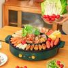 Best-Selling Dual-Purpose Electric Hot Pot & Barbecue Grill - Large Multi-Function Household Cooker