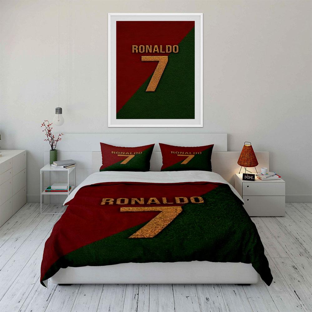"Ronaldo name and number." Bedding sets Duvet cover sets Duvet covers Pillowcases(1 * Duvet Cover 2 * Pillowcases, without duvet insert)