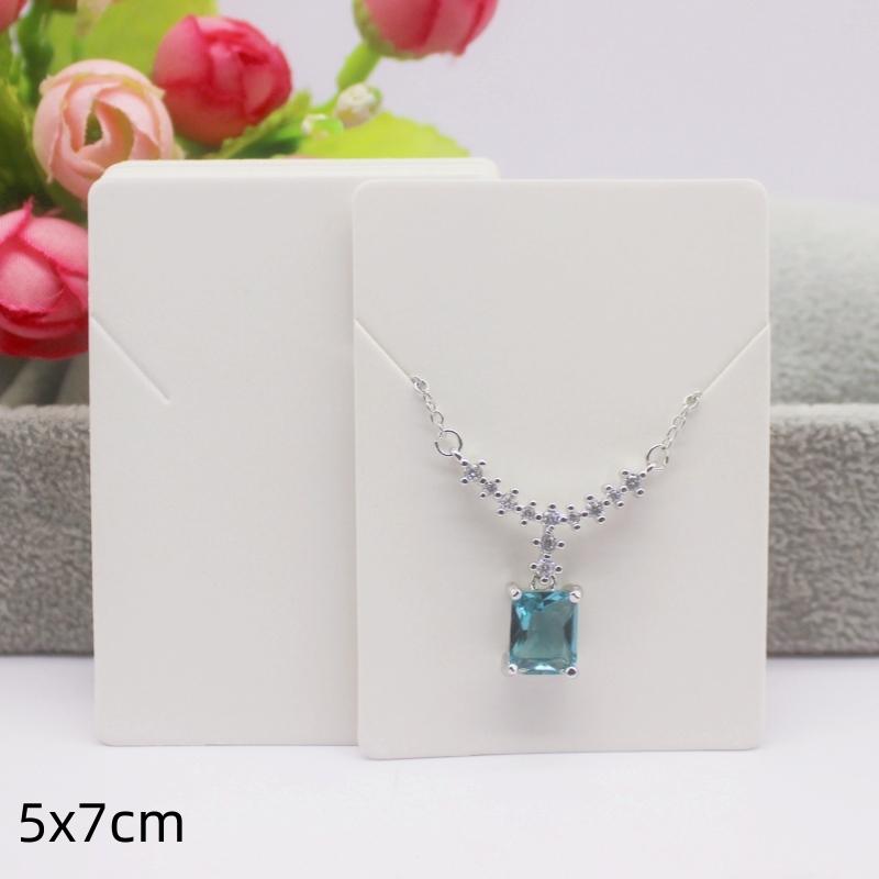 50 шт. белая/крафт-бумага, серия разных размеров открыток, сережек, ожерелий, открыток для украшений