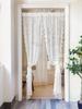 1PC White Lace Curtain, Living Room Window Curtain, Romantic Lace Gauze Curtain for Weddings and Holidays