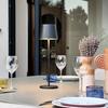 Lampe de table sans fil - LUMISKY - KELLY BLACK - Aluminium noir - LED blanc dimmable - rechargeable - H38 cm