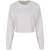 Build Your Brand Womens/Ladies Terrycloth Crop Sweatshirt