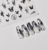 Thin and Tough Ink Butterfly Nail Art Sticker DIY Creative Decorative Sticker