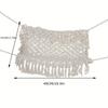 Handmade Woven Hammock Handmade White Woven Hammock Perfect For Newborn Photography Props Capture Precious Memories Accessories