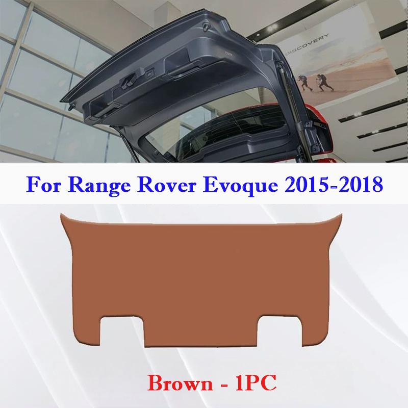 Для Land Rover Range Rover Evoque L 2015-2026 Кожаная противоударная накладка на дверь багажника автомобиля Защитный коврик для задней двери Внутренний вкладыш в багажник