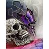 DIY Diamond Painting Cartoon Skull Full Round/Round Drill Diamond Embroidery Butterfly Cross Stitch