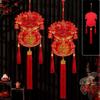 with Tassels Fu Character Hanging Pendants Traditional Chinese New Year Decor  Party Supplies