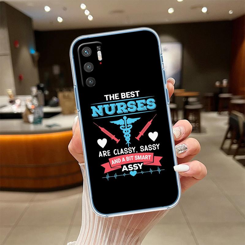 RE22 Doctor Nurse Transparent Phone Case for Motorola Moto G40 G04 G05 One Ace Action  Fusion + Plus Hyper Macro Vision Zoom