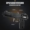 MOULD KING Креативные игрушки-блоки, пистолет Glock, автоматический пистолет, модель, строительные блоки, сборочные кирпичи, детские игрушки, рождественские подарки